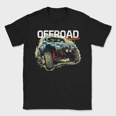 Adventure Offroad Jeep, Tricou Barbati (Unisex)