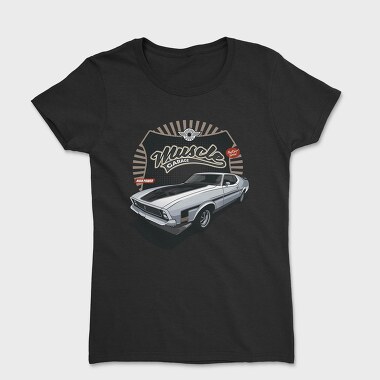 1972 Ford Mustang Mach 1 Fastback, Tricou Femei