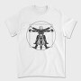 Vitruvian Man Bike, Tricou Barbati (Unisex)