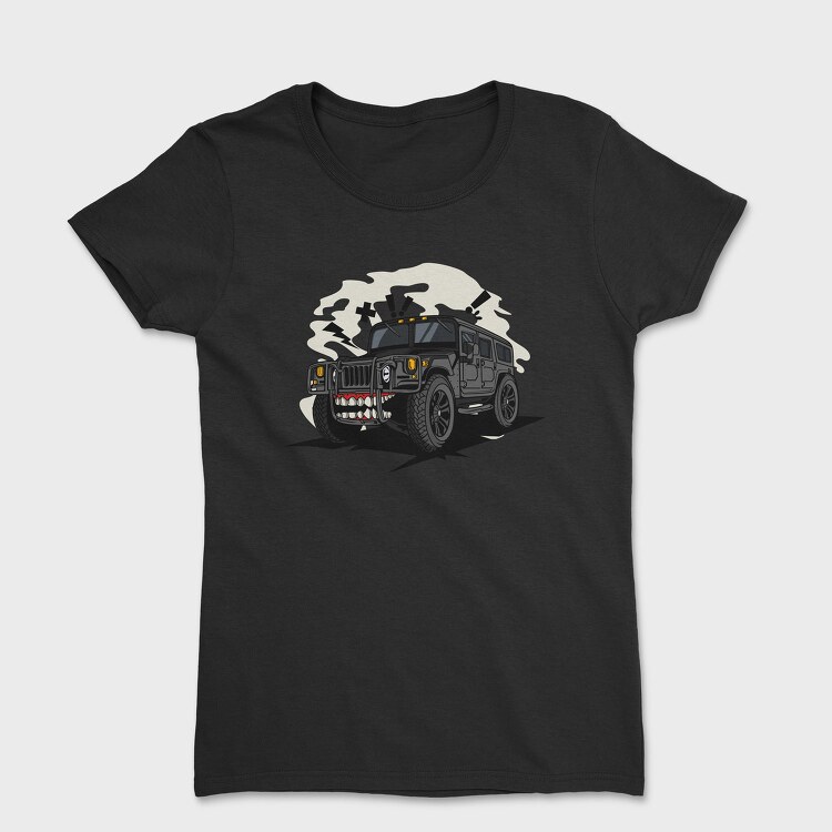Angry Hummer Teeth, Tricou Femei