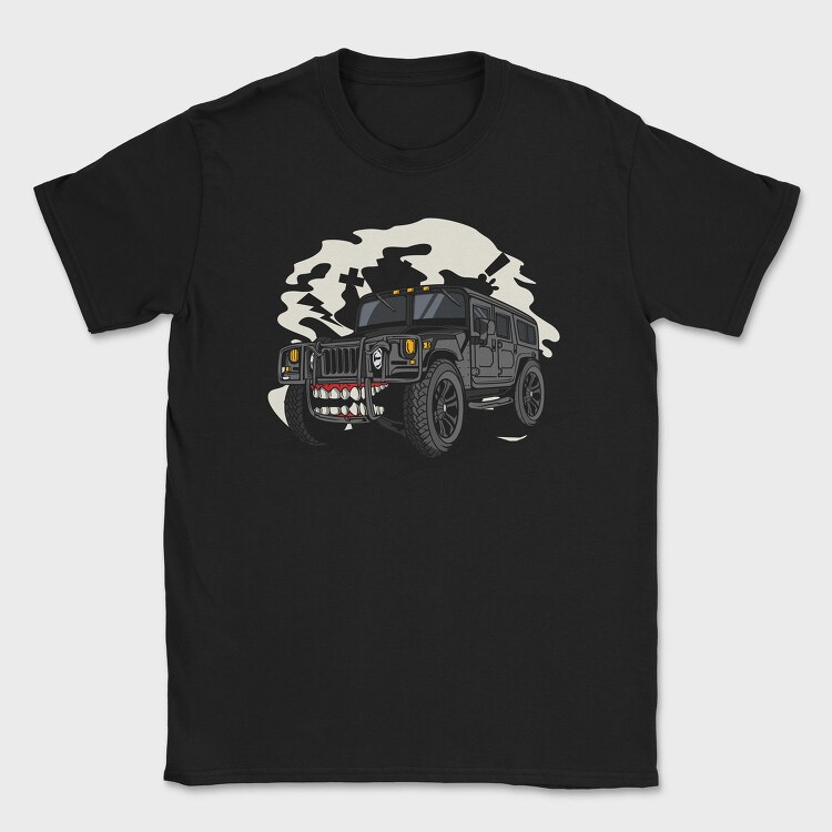 Angry Hummer Teeth, Tricou Barbati (Unisex)