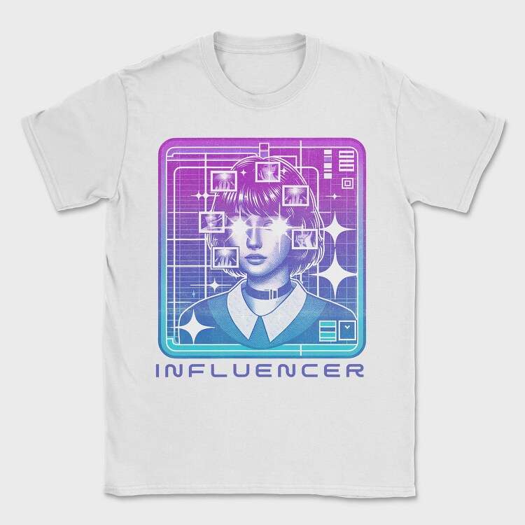 Influencer Digital, Tricou Barbati (Unisex)