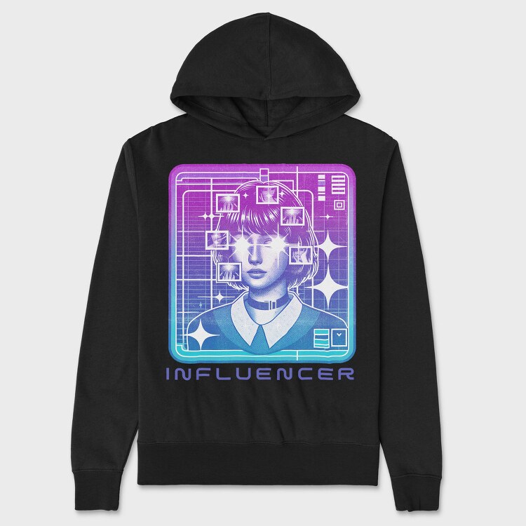 Influencer Digital, Hanorac Oversize Barbati (Unisex)
