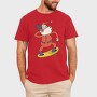 Skating Santa Juice, Tricou Barbati (Unisex)