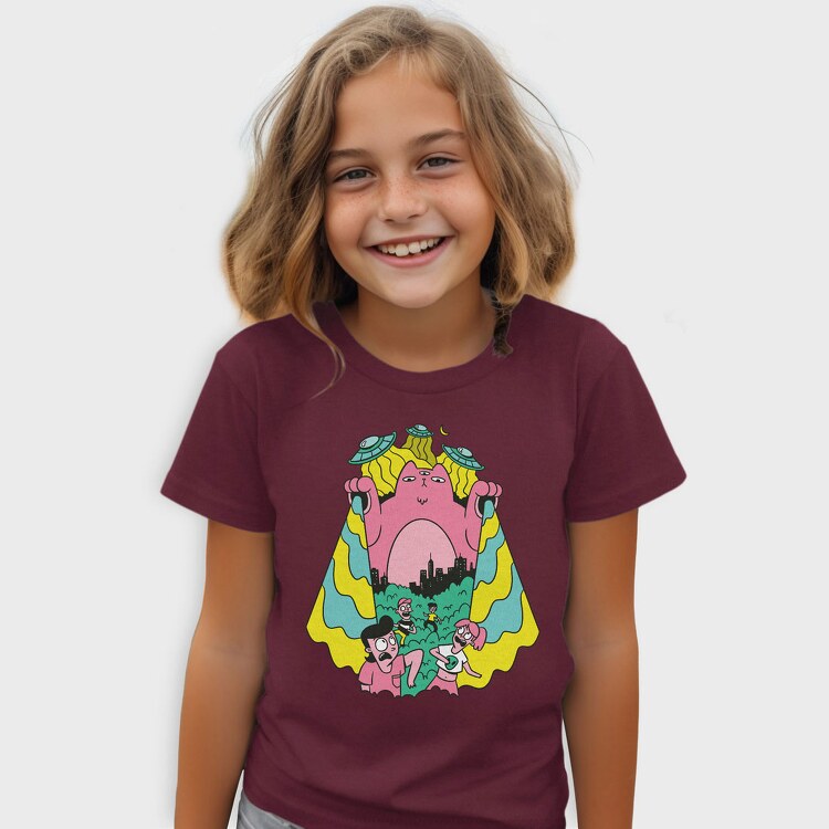 Alien Cat Ufo, Tricou Copii