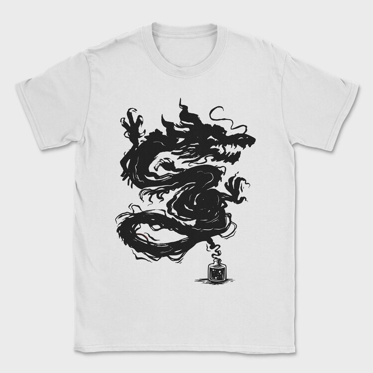 Ink Dragon, Tricou Barbati (Unisex)
