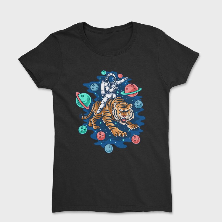 Astronaut Tiger Space, Tricou Femei