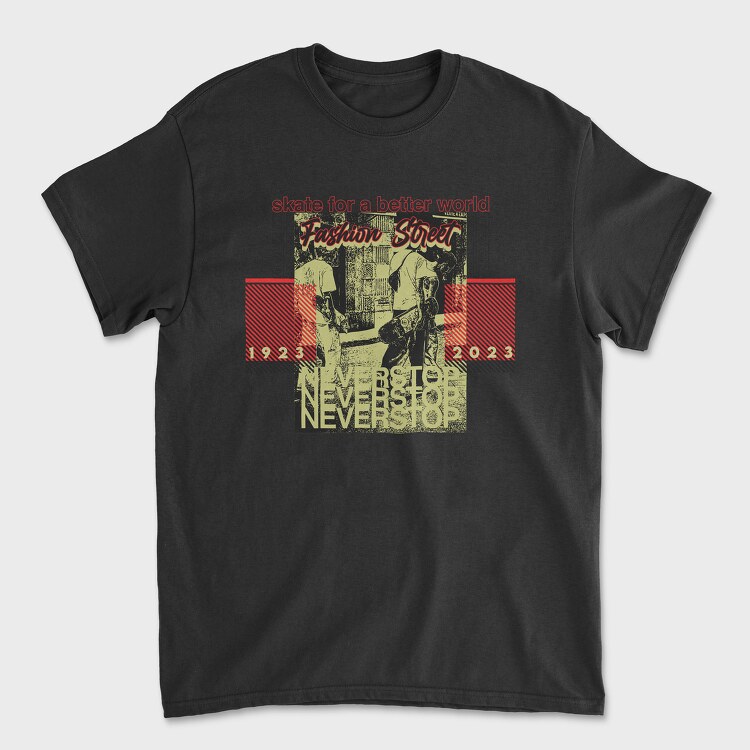 Never Stop 1, Tricou Barbati (Unisex)