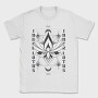 Inner Lotus Flower Monochrome Tote, Tricou Barbati (Unisex)