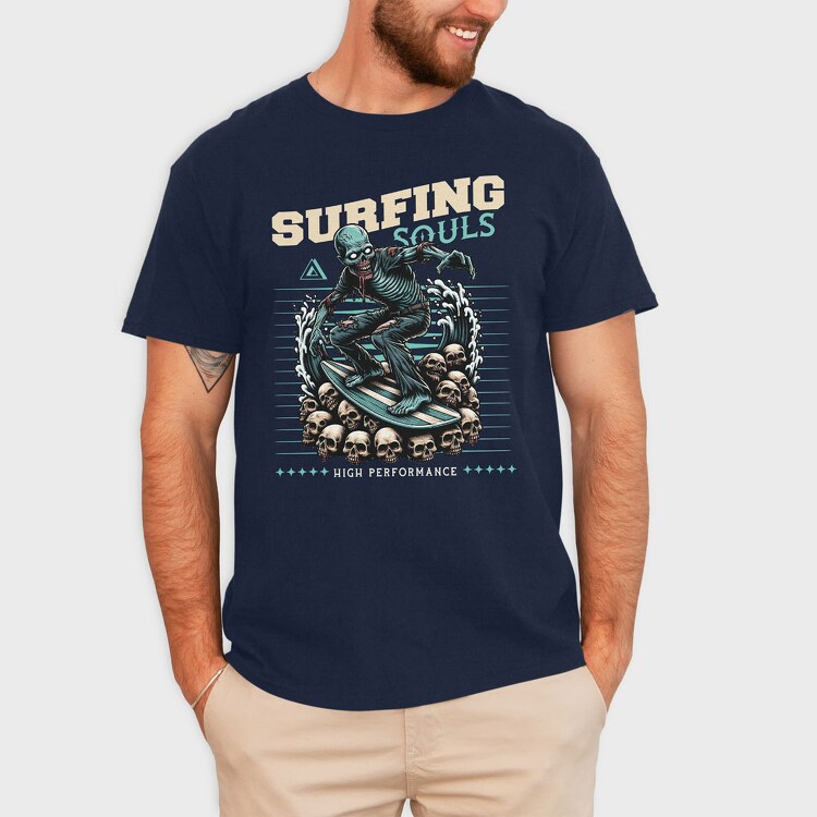 Sufing Souls, Tricou Barbati (Unisex)