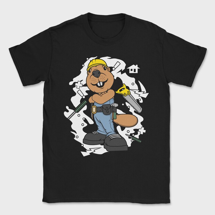 Beaver Builder, Tricou Barbati (Unisex)