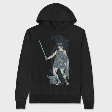 Athenas Blade, Hanorac Oversize Barbati (Unisex)
