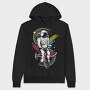 Astronaut Bike Ride, Hanorac Oversize Barbati (Unisex)