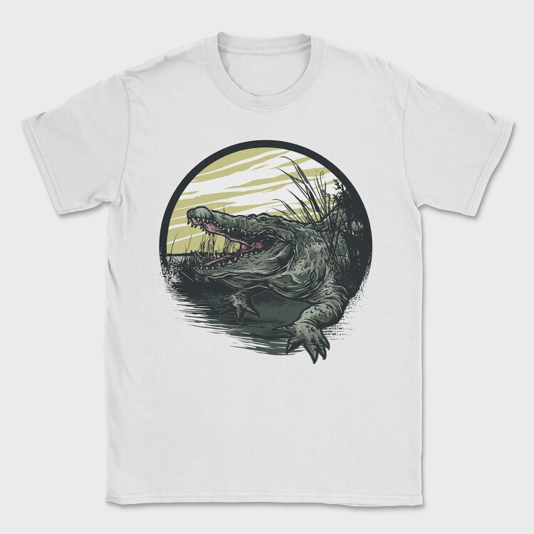 Alligator Attack, Tricou Barbati (Unisex)