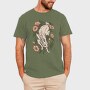 Hare Rabbit Ivy Flowers, Tricou Barbati (Unisex)