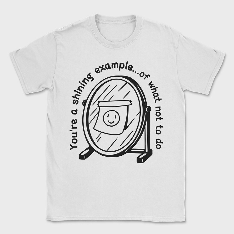 Ironic Mirror, Tricou Barbati (Unisex)