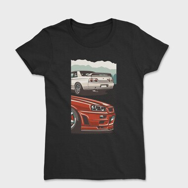 Skyline Front Back, Tricou Femei