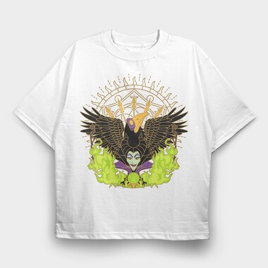 Maleficents Flame, Tricou Oversize Barbati (Unisex)