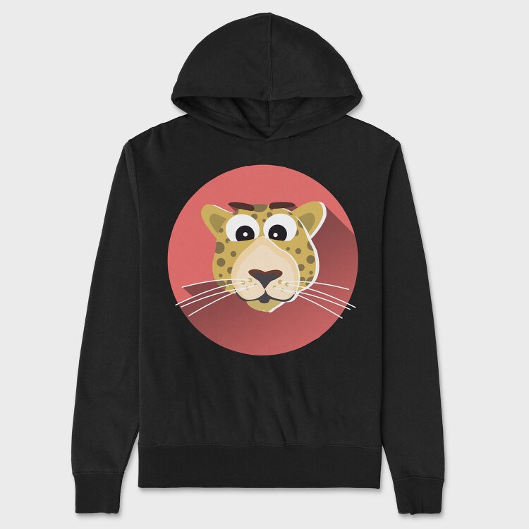 Jaguar Grin, Hanorac Oversize Barbati (Unisex)