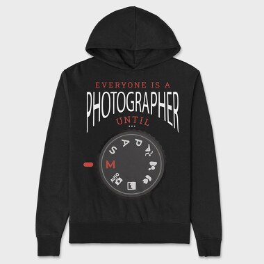 Camera Settings Everyone Is A Photographer Until Manual Mode, Hanorac Oversize Barbati (Unisex)