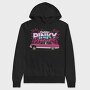 Pink Car Promise Palm Ocean, Hanorac Oversize Barbati (Unisex)