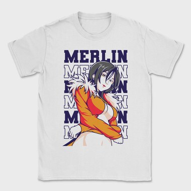Merlin Fox Girl, Tricou Barbati (Unisex)