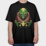 Alien Grin, Tricou Oversize Barbati (Unisex)