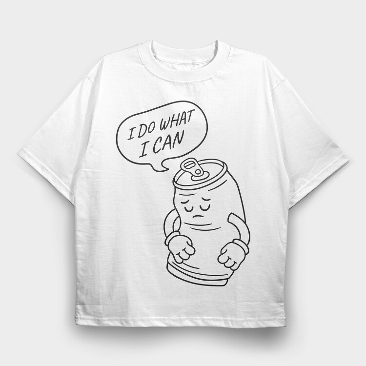 Can Pun Joke Nc, Tricou Oversize Barbati (Unisex)