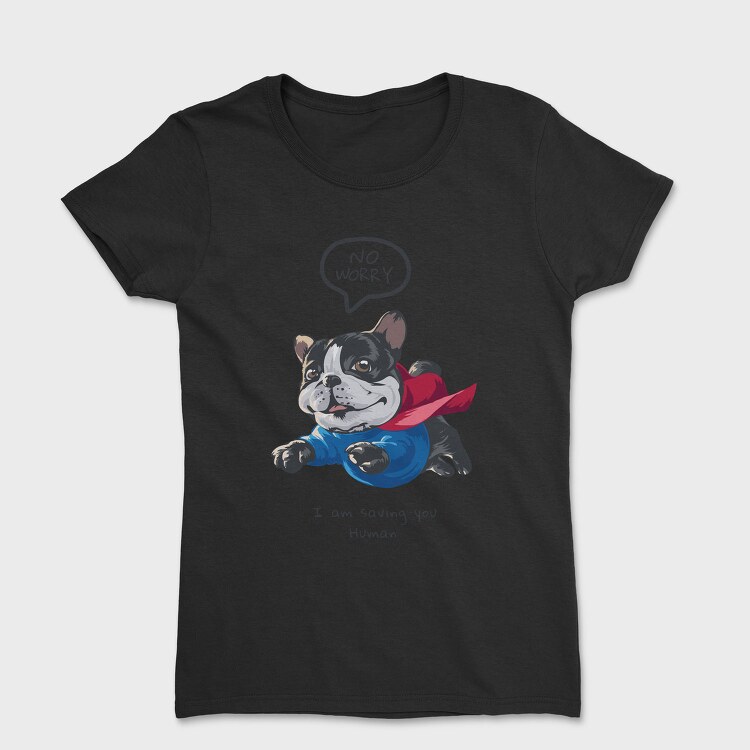 Bulldog Superhero, Tricou Femei