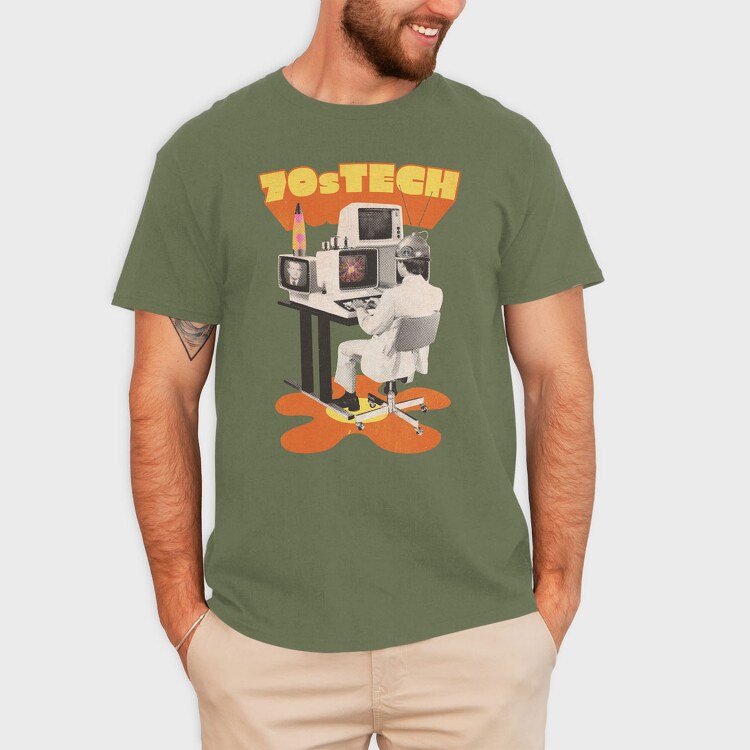 70 S Tech, Tricou Barbati (Unisex)
