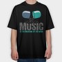 Bucket Of Mind Medicine, Tricou Oversize Barbati (Unisex)