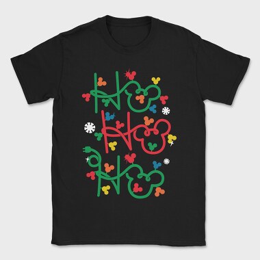 Mickey Ho Ho Ho, Tricou Barbati (Unisex)