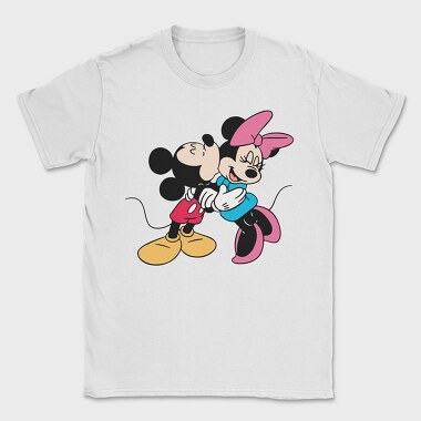 Mickey Minnie Hug 1, Tricou Barbati (Unisex)