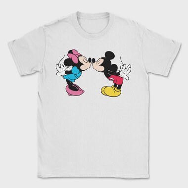Mickey Minnie Kiss, Tricou Barbati (Unisex)