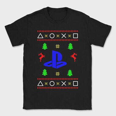 Playstation Xmas Sweater, Tricou Barbati (Unisex)