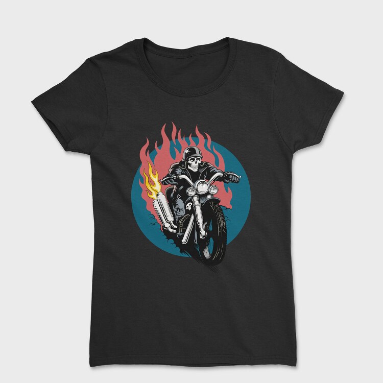 Burning Skull Rider, Tricou Femei