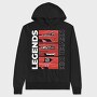 Red Car Stance Sport Modern, Hanorac Oversize Barbati (Unisex)