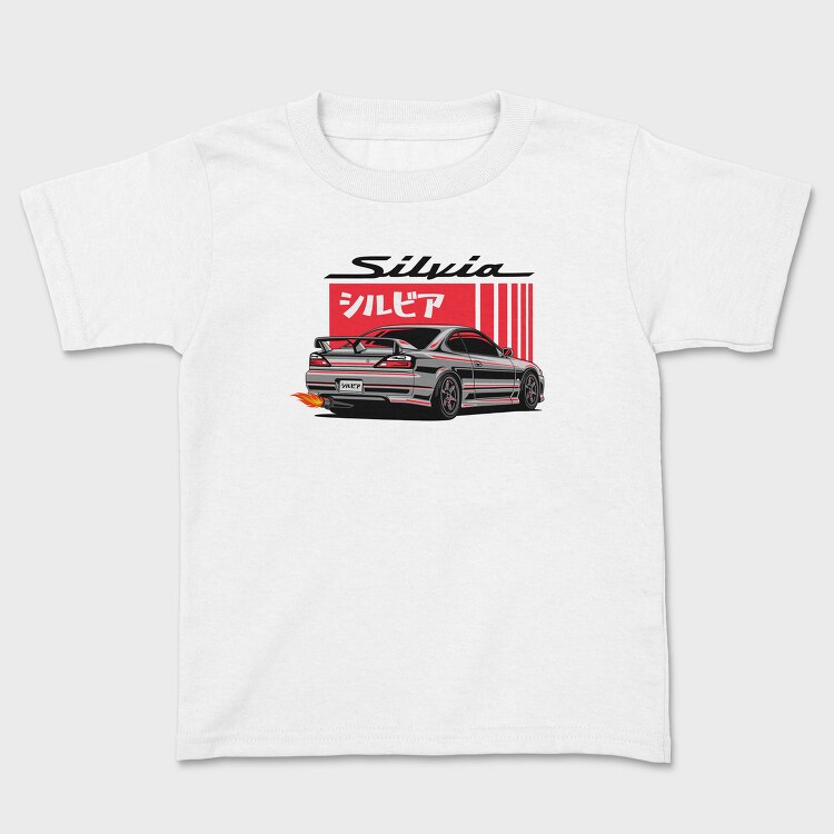 Silvia Japanese Red Flames, Tricou Copii
