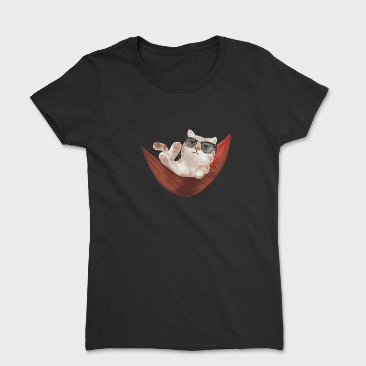Cat Chill Vibes, Tricou Femei