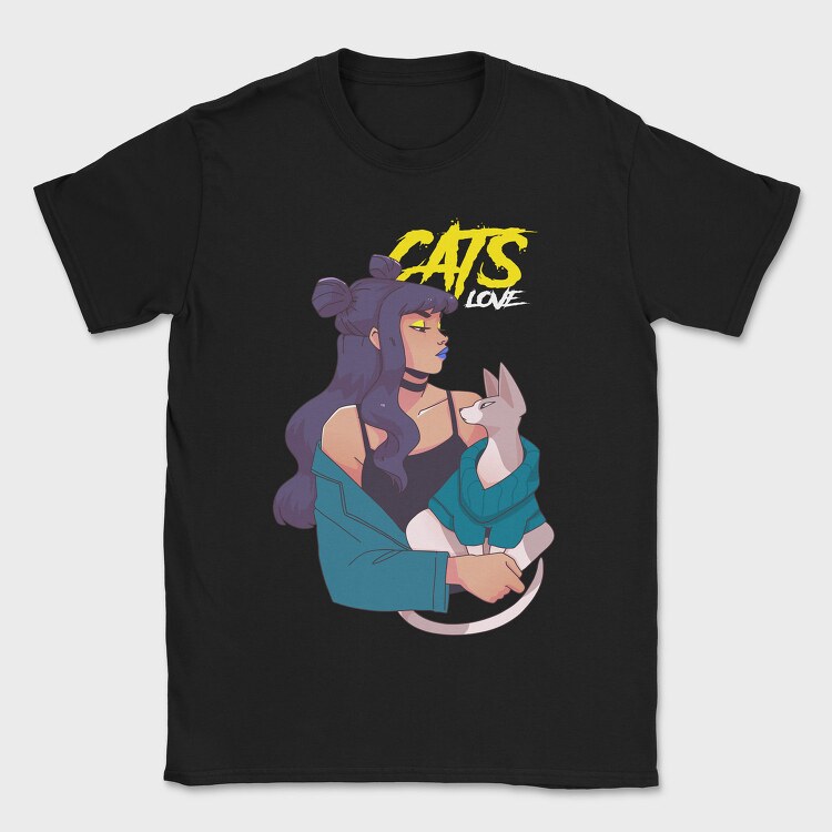 Cats Meow 1, Tricou Barbati (Unisex)