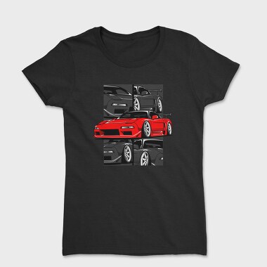 Red Nissan 240Sx Stance, Tricou Femei