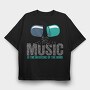 Bucket Of Mind Medicine, Tricou Oversize Barbati (Unisex)