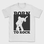 Born To Rock Guitar, Tricou Barbati (Unisex)