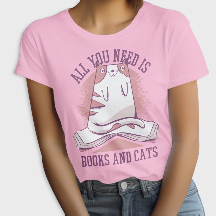 All You Need is Books and Cats, Tricou Femei