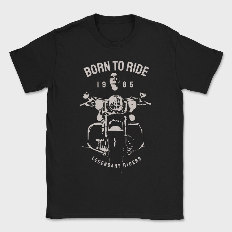 Born To Ride 1985, Tricou Barbati (Unisex)