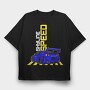 Skyline Speed, Tricou Oversize Barbati (Unisex)