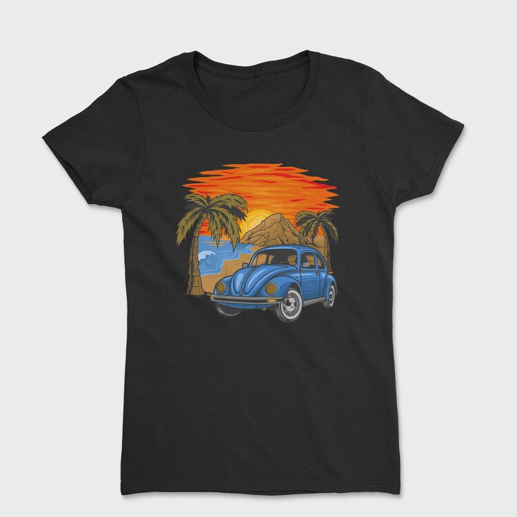 Beetle Beach Sunset, Tricou Femei