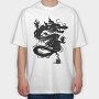 Ink Dragon, Tricou Oversize Barbati (Unisex)