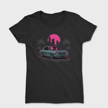 Skyline Retro Night 2, Tricou Femei