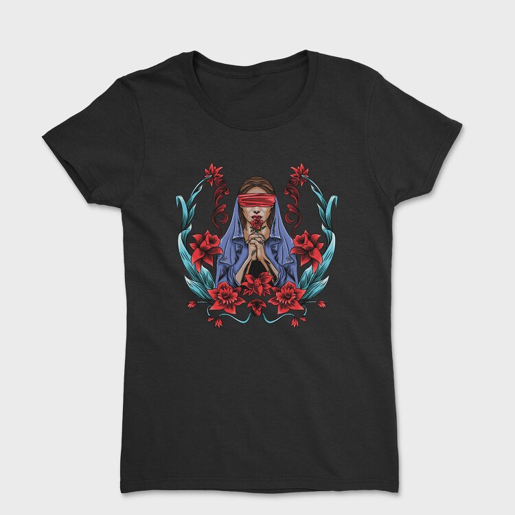 Blindfolded Beauty, Tricou Femei